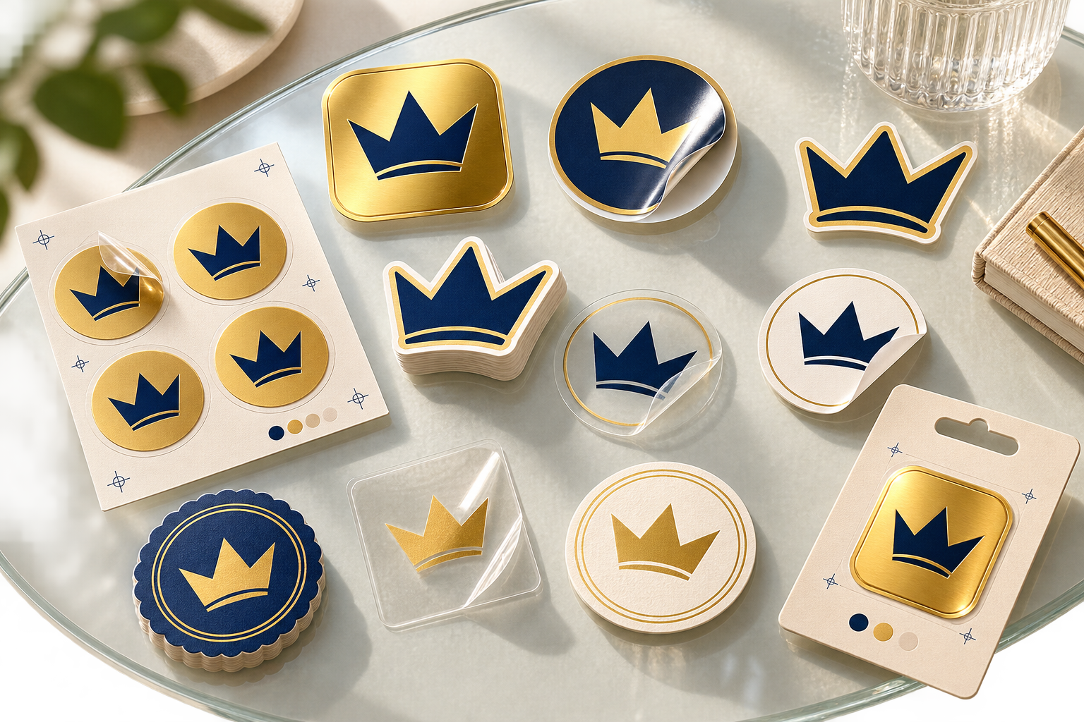 Die-cut PVC stickers